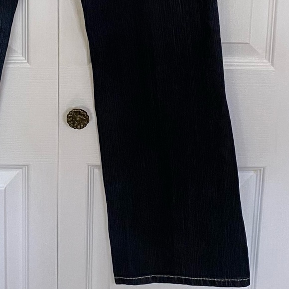 Roadrunner Women's Sz12x31 Dark Denim Straight Leg Stretch Jeans - Picture 5 of 16